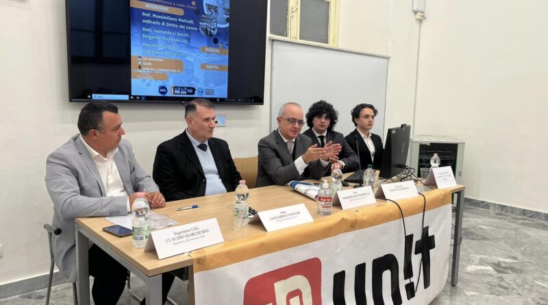 A Palermo UGL e Dipartimento Giurisprudenza insieme. “Il sindacato nelle aziende: Rappresentanza e ruolo chiave”
